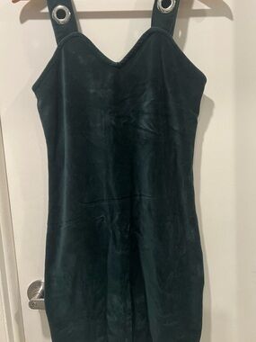 wild fable Dark Green Ribbed Neck Top